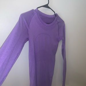 RARE lululemon swiftly tech long sleeve purple